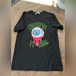 Tee short sleeve black, size 12/14 H&M